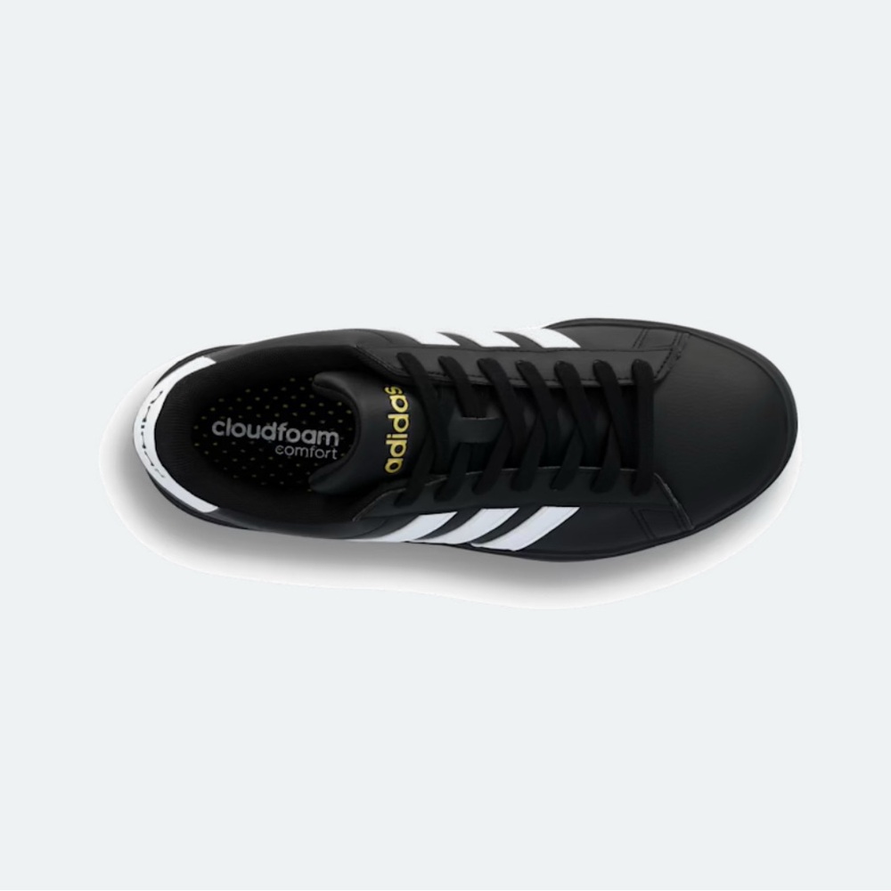 Adidas Cloudfoam Black and White Shoes